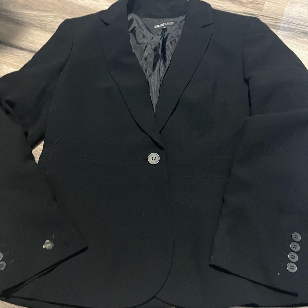 Jones New York Black Single-Button Women's Blazer